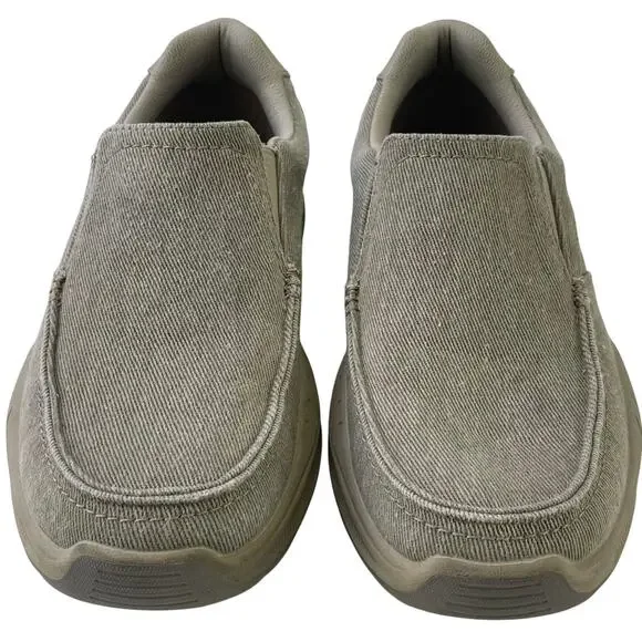 Skechers Mens Relaxed Fit Cohagen Vierra Sneaker Cooled Comfort Slip On Taupe S9 - Picture 3 of 12